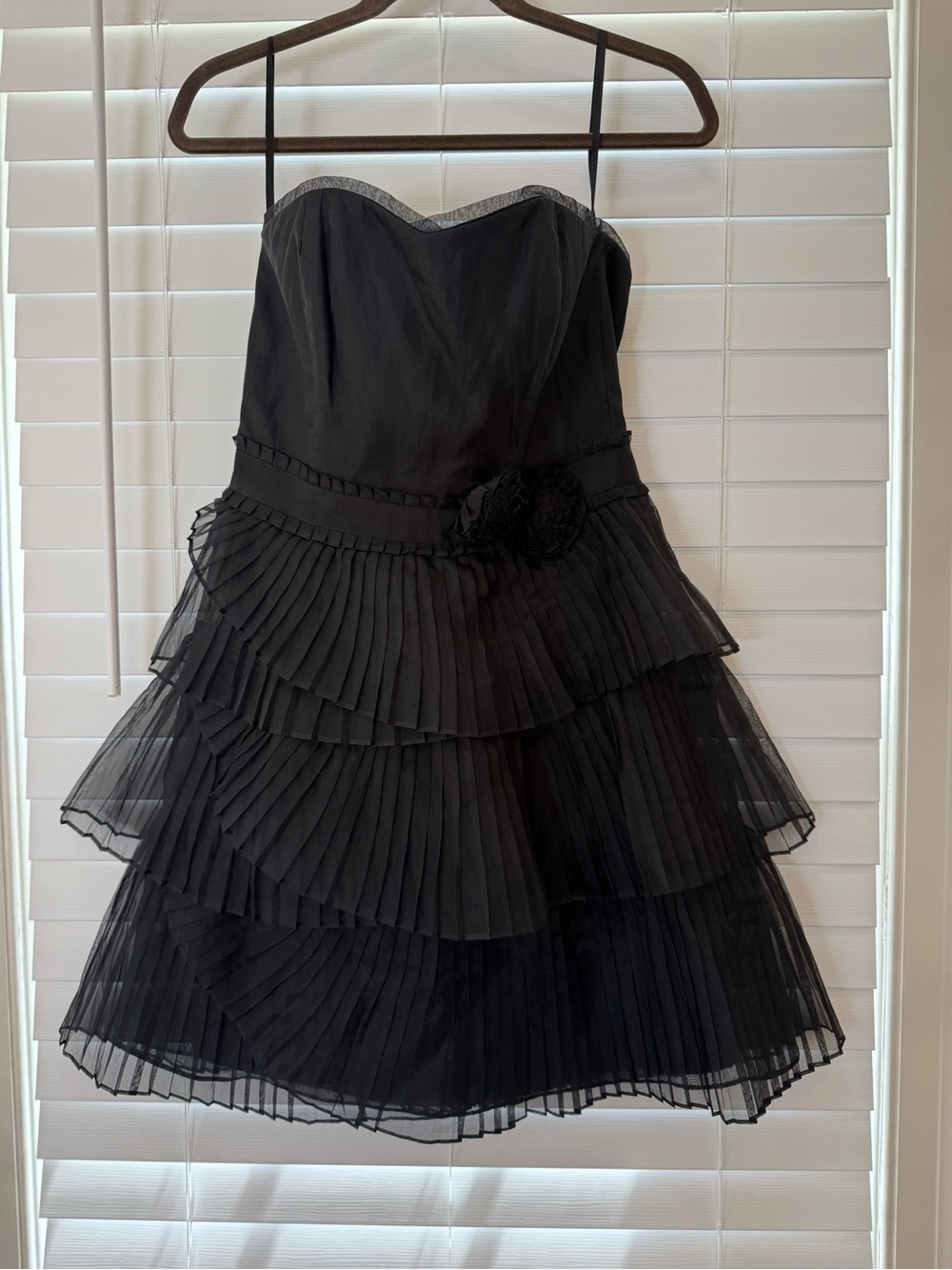 NWT Black Strapless Dress - Size 8